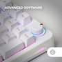 Mars Gaming MKPROWYES Teclado Mecánico Blanco con Switches Amarillos Lubricados y RGB
