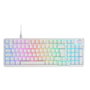 Mars Gaming MKPROWYES Teclado Mecánico Blanco con Switches Amarillos Lubricados y RGB