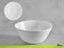 Vivalto Bol Liso Opal Blanco 24 cm Apto para Lavavajillas y Microondas (Set de 12)
