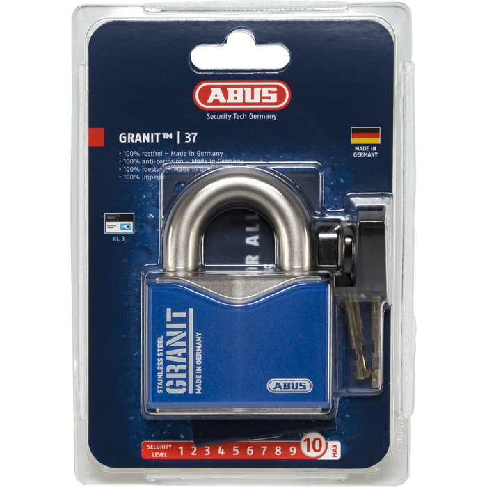Abus Granit 37ST/55 SL 10 Candado de Seguridad Nivel 10 Abus Granit 37ST/55 SL 10 Candado de Seguridad Nivel 10