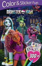 BOOK'N'APP Monster High (3D Lenticular) ('Color & Sticker Fun')