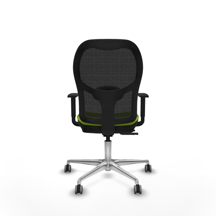 PIQUERAS Y CRESPO Silla de oficina Jorquera Sincro/Traslack Pistacho y Negro