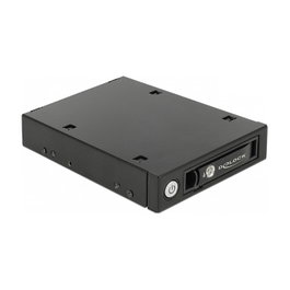 DeLOCK 47232 Bastidor móvil para bahía de 3.5″ compatible con U.2, SATA o SAS, Negro