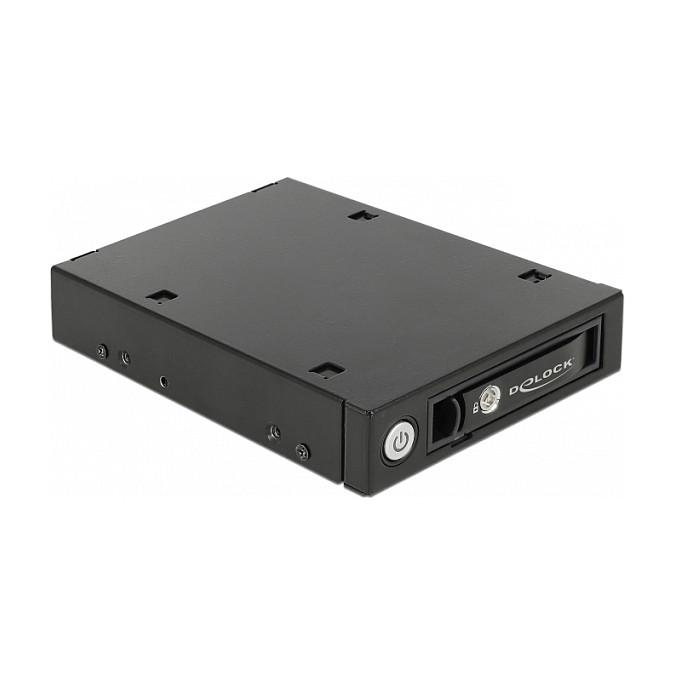 DeLOCK 47232 Bastidor móvil para bahía de 3.5″ compatible con U.2, SATA o SAS, Negro DeLOCK 47232 Bastidor móvil para bahía de 3.5″ compatible con U.2, SATA o SAS, Negro