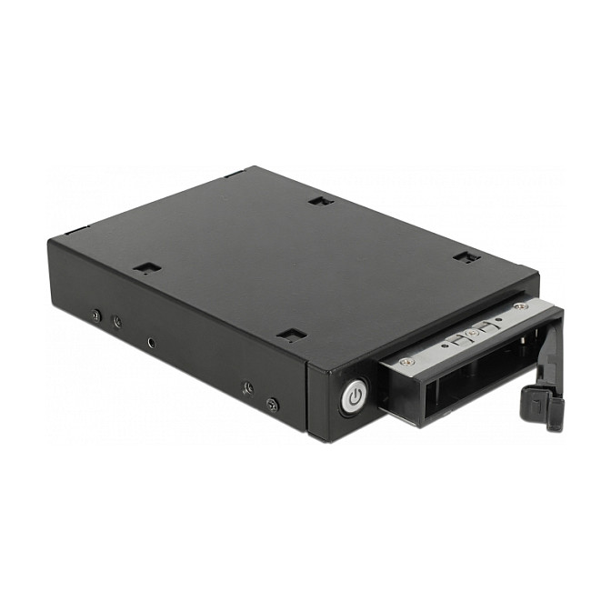 DeLOCK 47232 Bastidor móvil para bahía de 3.5″ compatible con U.2, SATA o SAS, Negro DeLOCK 47232 Bastidor móvil para bahía de 3.5″ compatible con U.2, SATA o SAS, Negro