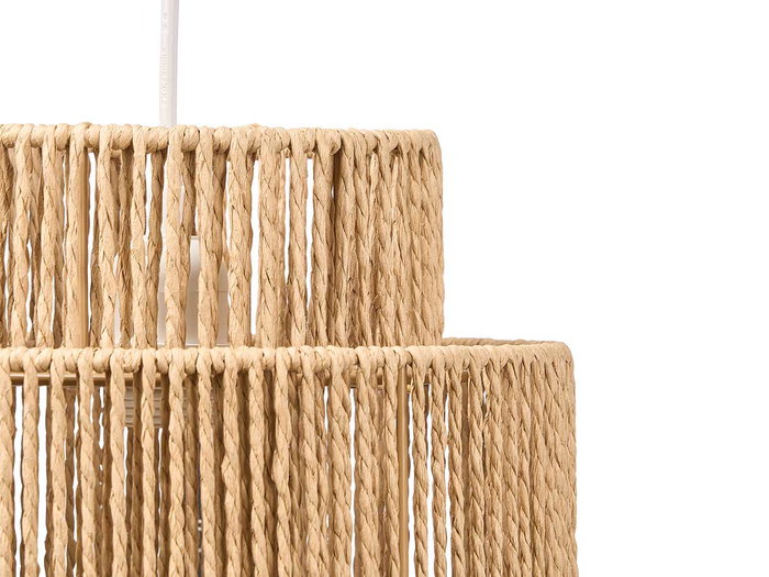 GIFTDECOR Lámpara Triple Cuerda Mediana Marrón