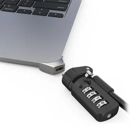 Compulocks MBALDG05CL Cable Antirrobo con Ganchos de Cierre de Pantalla Plata