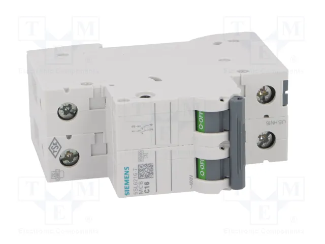 SIEMENS 5SL6216-7 Interruptor magnetotérmico 16A 2 polos