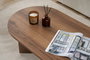 Nordure VNT Walnut Mesa de Café de Nogal 119 cm x 40 cm x 60 cm
