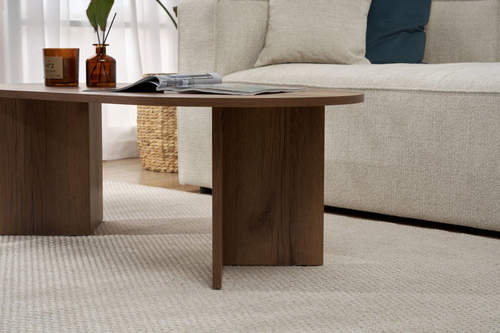 Nordure VNT Walnut Mesa de Café de Nogal 119 cm x 40 cm x 60 cm Nordure VNT Walnut Mesa de Café de Nogal 119 cm x 40 cm x 60 cm
