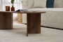 Nordure VNT Walnut Mesa de Café de Nogal 119 cm x 40 cm x 60 cm