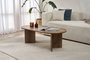 Nordure VNT Walnut Mesa de Café de Nogal 119 cm x 40 cm x 60 cm
