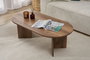 Nordure VNT Walnut Mesa de Café de Nogal 119 cm x 40 cm x 60 cm