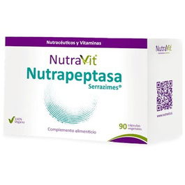 NUTRAVIT Serrazime Nutrapeptasa 90 Capsulas