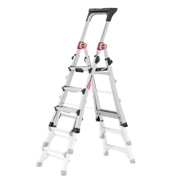 Hailo Master TL100 Escalera de Tijera 3-5 Peldaños Hailo Master TL100 Escalera de Tijera 3-5 Peldaños