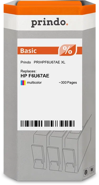 Prindo Prindo Basic XL Varios Colores Cartucho de Tinta compatible con HP 302 XL