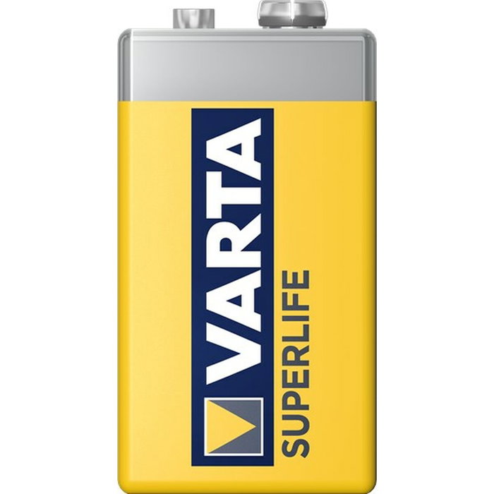 Varta Superlife Batería 9V Block - Pila alcalina de larga duración (1 unidad) Varta Superlife Batería 9V Block - Pila alcalina de larga duración (1 unidad)