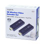 LogiLink HDW0102 Transmisor y receptor de señales AV 4K 30m Negro