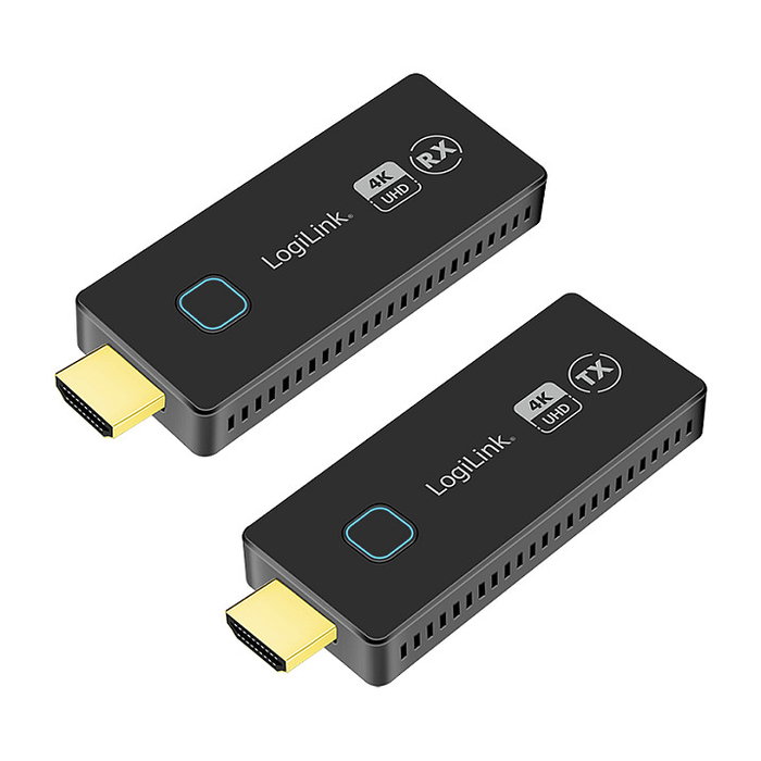 LogiLink HDW0102 Transmisor y receptor de señales AV 4K 30m Negro LogiLink HDW0102 Transmisor y receptor de señales AV 4K 30m Negro