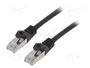 GEMBIRD Patch Cord Cat 6 F/UTP 1m Negro PP6-1M/BK
