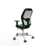 PIQUERAS Y CRESPO Silla de oficina Jorquera Verde y Blanca