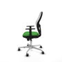 PIQUERAS Y CRESPO Silla de oficina Jorquera Verde y Blanca