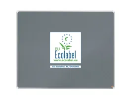 Nobo Tablero de anuncios premium ecolabel fieltro gris 1500 x 1200 mm con marco de aluminio