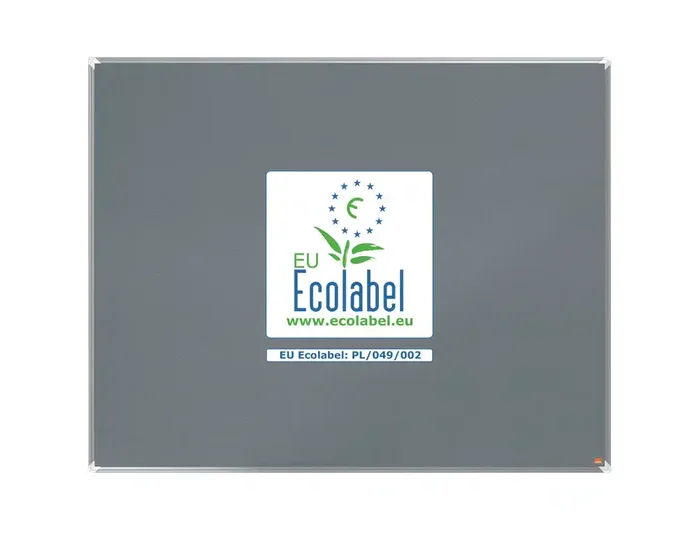 Nobo Tablero de anuncios premium ecolabel fieltro gris 1500 x 1200 mm con marco de aluminio Nobo Tablero de anuncios premium ecolabel fieltro gris 1500 x 1200 mm con marco de aluminio