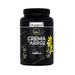 Drasanvi Crema de Arroz Sabor Vainilla 1 Kg - Sport Live - Instantánea, Sin Gluten, Alta en Proteínas y Fibra, Sin Azúcares Añadidos, Para Deportistas y Veganos