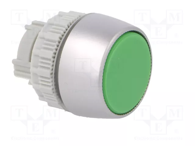 SPAMEL Interruptor de presión verde de 22mm