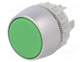 SPAMEL Interruptor de presión verde de 22mm