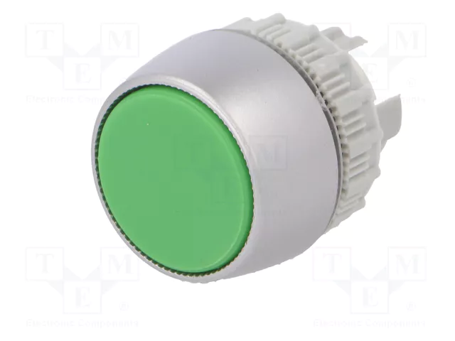 SPAMEL Interruptor de presión verde de 22mm