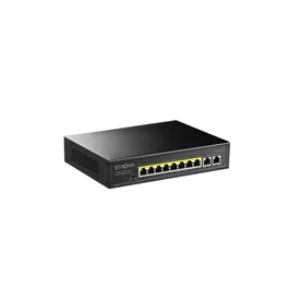 Strong Switch Gigabit PoE+ de 10 puertos con 2 enlaces ascendentes