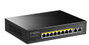 Strong SW8010POE+ Switch de 8 puertos Gigabit PoE+ y 2 enlaces ascendentes