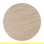 Mesa Centro Beige Piedra Mdf Decoración 90 X 90 X 45 cm