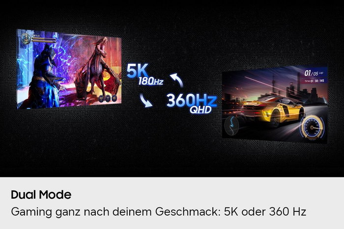 Samsung Odyssey G8 LS27HG806EFXEN 27 pulg. 5K Ultra HD IPS 360 Hz HDR