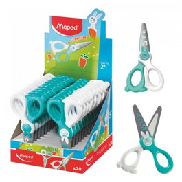 MAPED Tijeras Kidikut 12cm Fibra de Vidrio Pack de 20