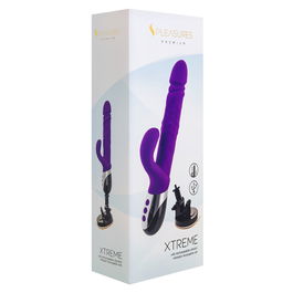 Vibrador Doble Estimulación S Pleasures Negro Lila