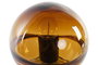DKD Home Decor Decoración Luminosa Cristal Metal Ámbar