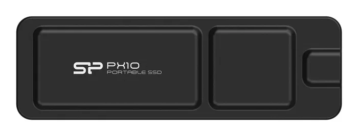 Silicon Power SSD Externa PX10 2 TB USB 3.2 Gen 2 Tipo-C - Negro - Velocidad 1050 MB/s - Aluminio