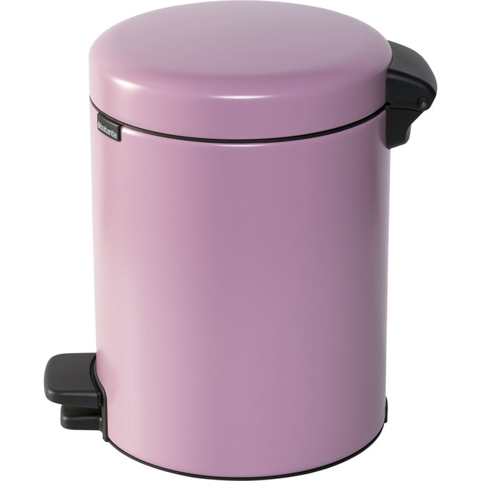 Brabantia Newicon Cubo de basura con pedal 5 L Lilac Pink