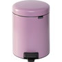 Brabantia Newicon Cubo de basura con pedal 5 L Lilac Pink