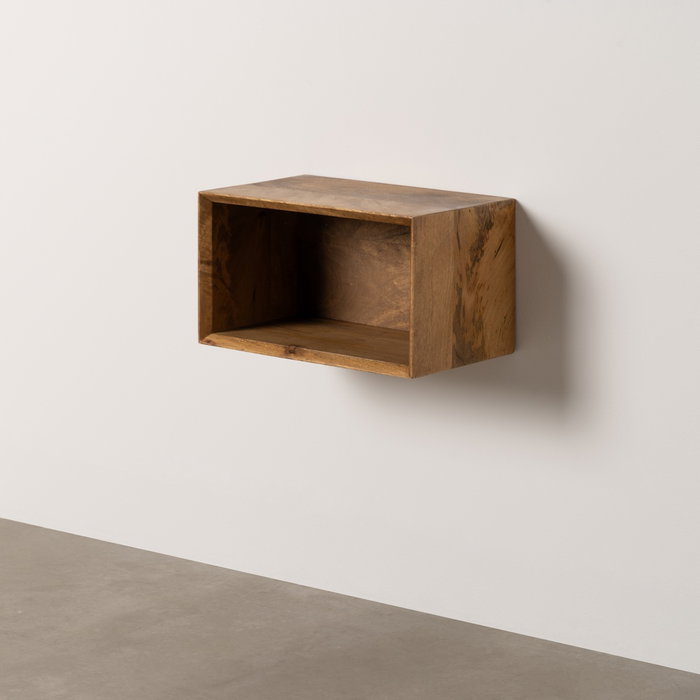 Mesita Flotante Miel Madera de Mango 40,50 X 25 X 23 cm Mesita Flotante Miel Madera de Mango 40,50 X 25 X 23 cm