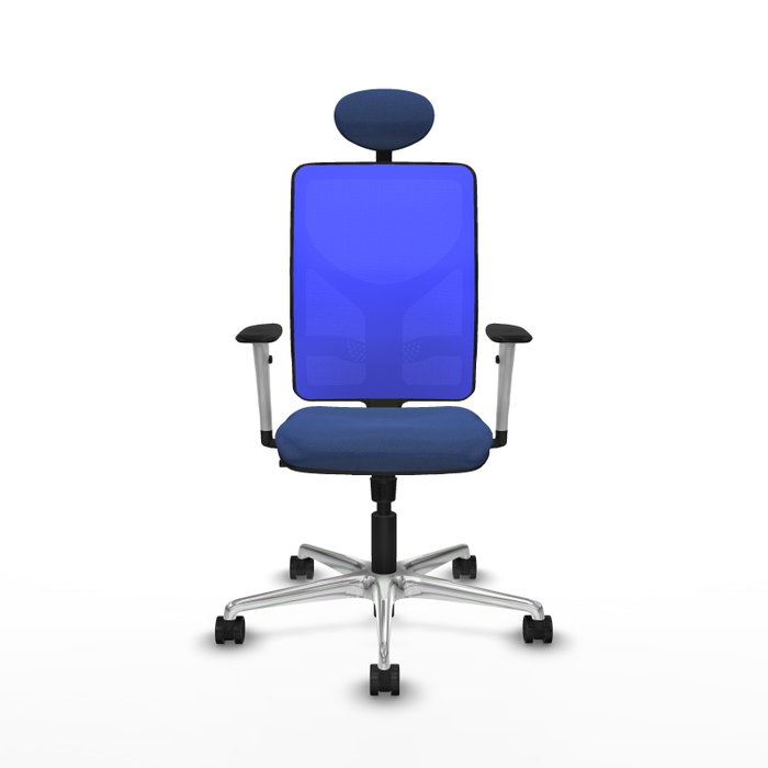 PIQUERAS Y CRESPO Silla de oficina Motilla con mecanismo Sincro, Azul marino y Azul PIQUERAS Y CRESPO Silla de oficina Motilla con mecanismo Sincro, Azul marino y Azul