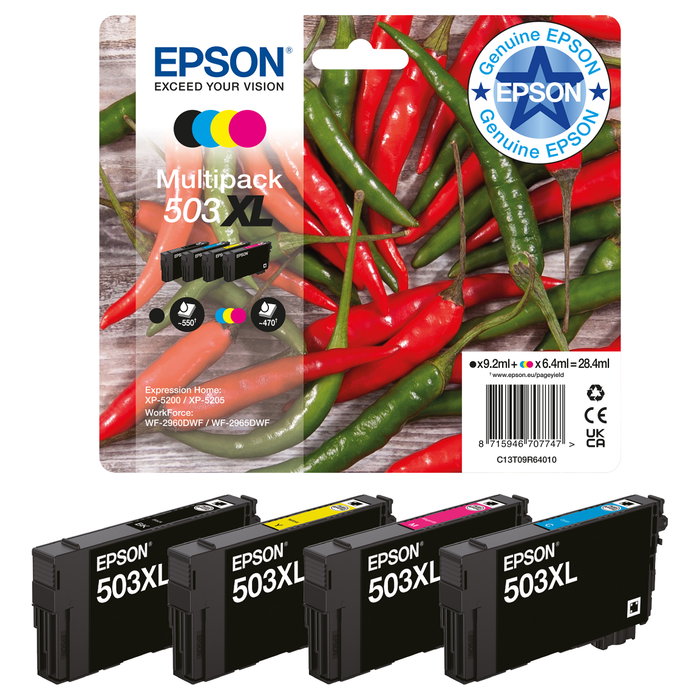 Epson 503 EasyMail Multipack de Tinta 4 Colores
