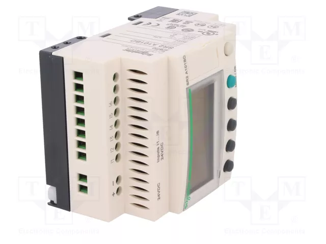 SCHNEIDER ELECTRIC Zelio Logic SR2A101BD Relé Programable Compacto 24V DC SCHNEIDER ELECTRIC Zelio Logic SR2A101BD Relé Programable Compacto 24V DC