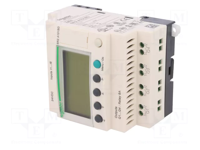 SCHNEIDER ELECTRIC Zelio Logic SR2A101BD Relé Programable Compacto 24V DC SCHNEIDER ELECTRIC Zelio Logic SR2A101BD Relé Programable Compacto 24V DC