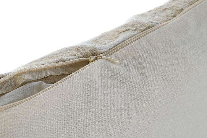 DKD Home Decor Cojín Beige Marrón Algodón/Poliéster 15 x 30 x 50 cm (2 Unidades)