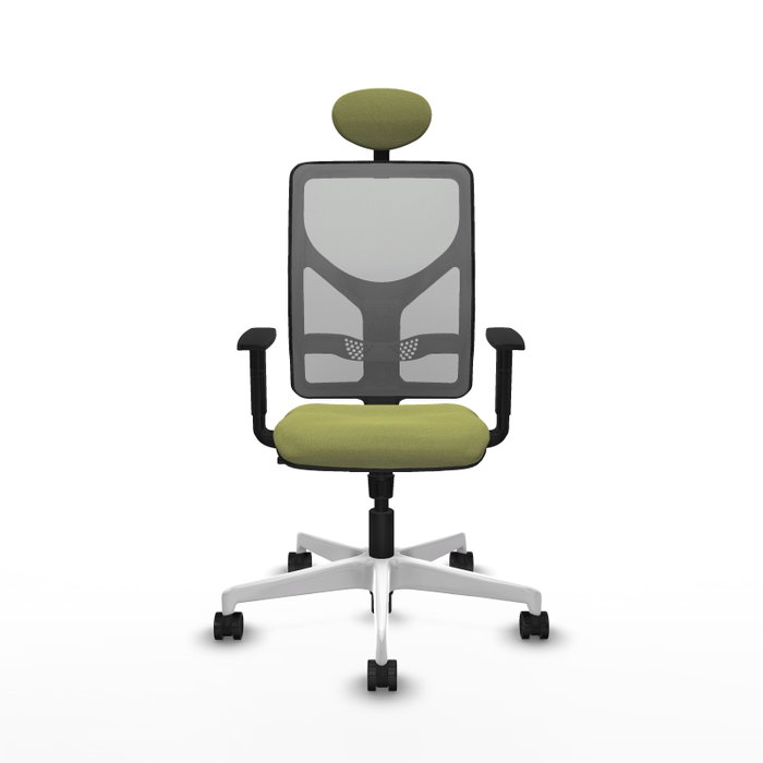 PIQUERAS Y CRESPO Silla de oficina Motilla con mecanismo Sincro, Verde oliva y Gris PIQUERAS Y CRESPO Silla de oficina Motilla con mecanismo Sincro, Verde oliva y Gris