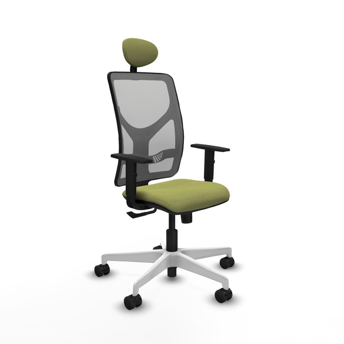 PIQUERAS Y CRESPO Silla de oficina Motilla con mecanismo Sincro, Verde oliva y Gris PIQUERAS Y CRESPO Silla de oficina Motilla con mecanismo Sincro, Verde oliva y Gris
